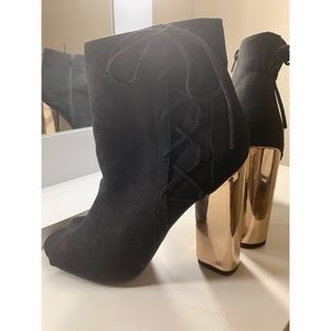 Charlotte Russe - Peep Toe Booties